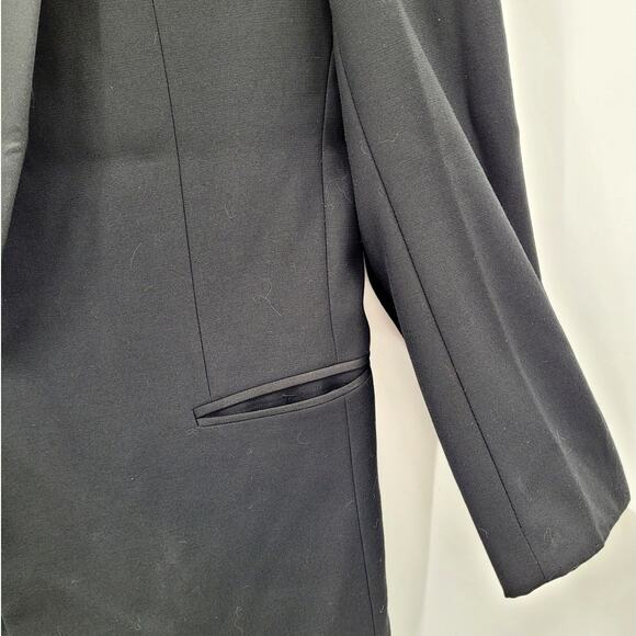 Vito Rufolo Vintage Black Satin Collar and‎ Button Tuxedo Blazer Jacket s44 - Picture 8 of 15